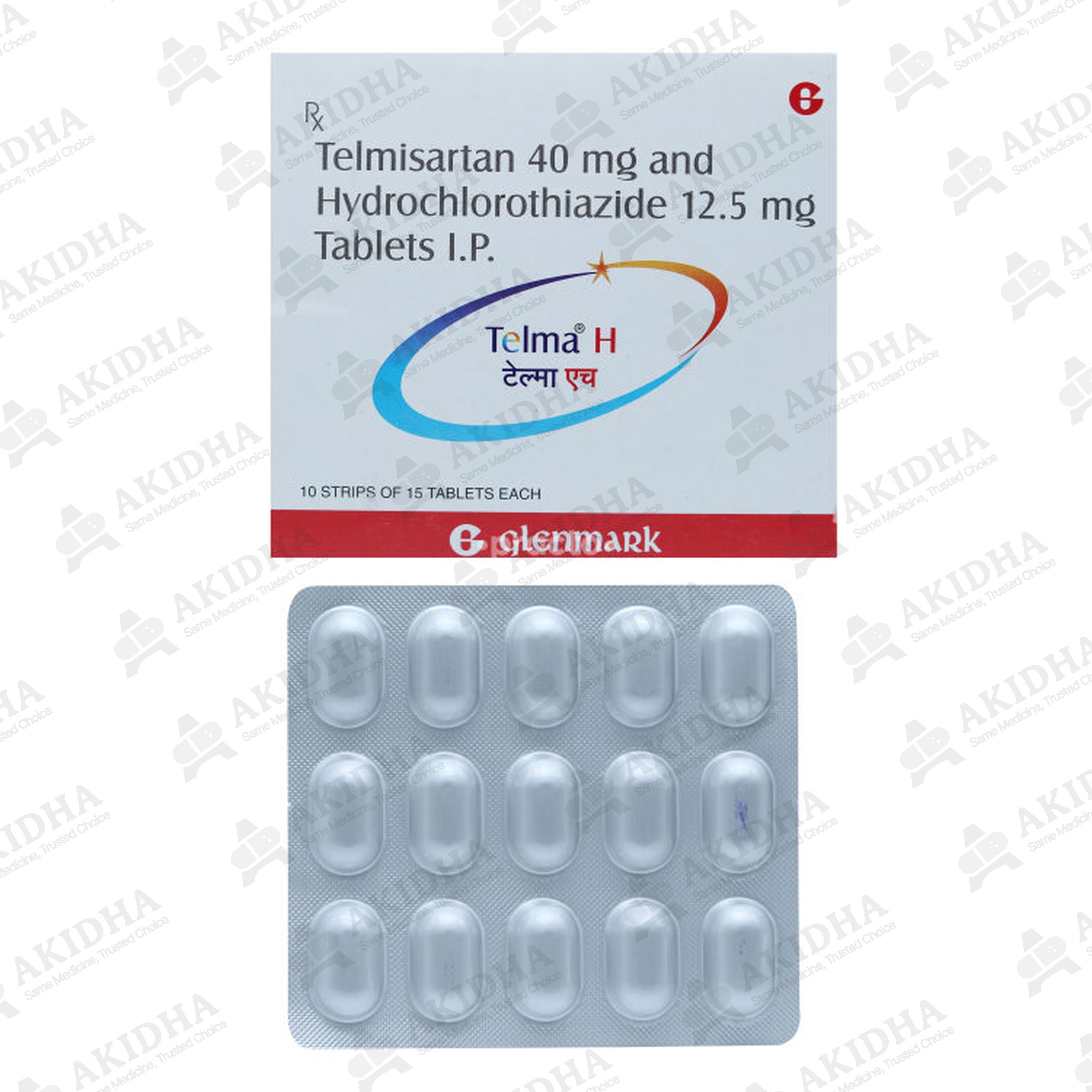 Telma H Tablet 15